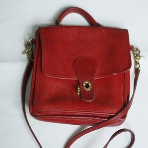 Vintage Coach purse - red leather